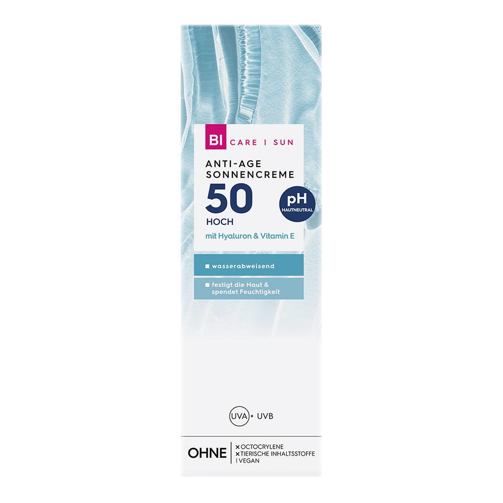 Bild: BI CARE SUN Anti-Age Sonnencreme LSF 50 