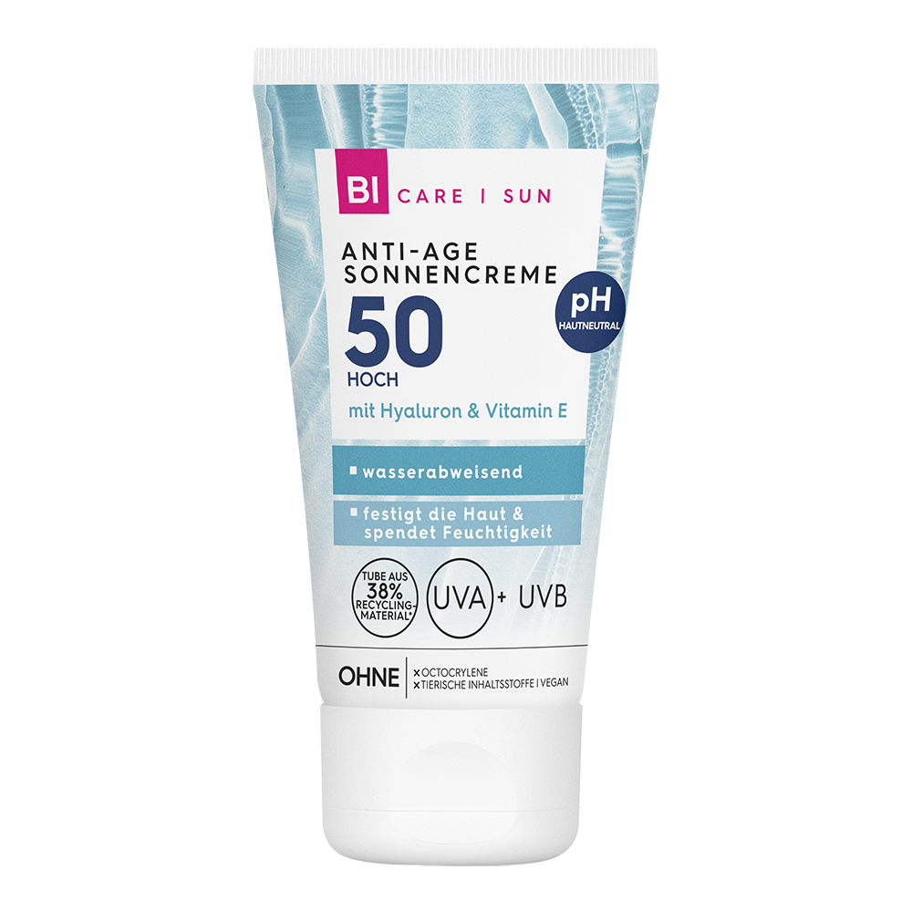 Bild: BI CARE SUN Anti-Age Sonnencreme LSF 50 