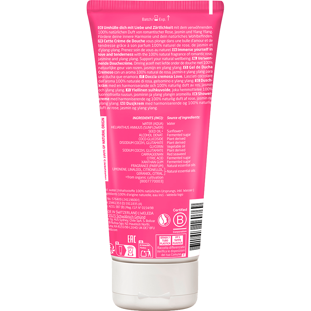 Bild: WELEDA Duschcreme Love 