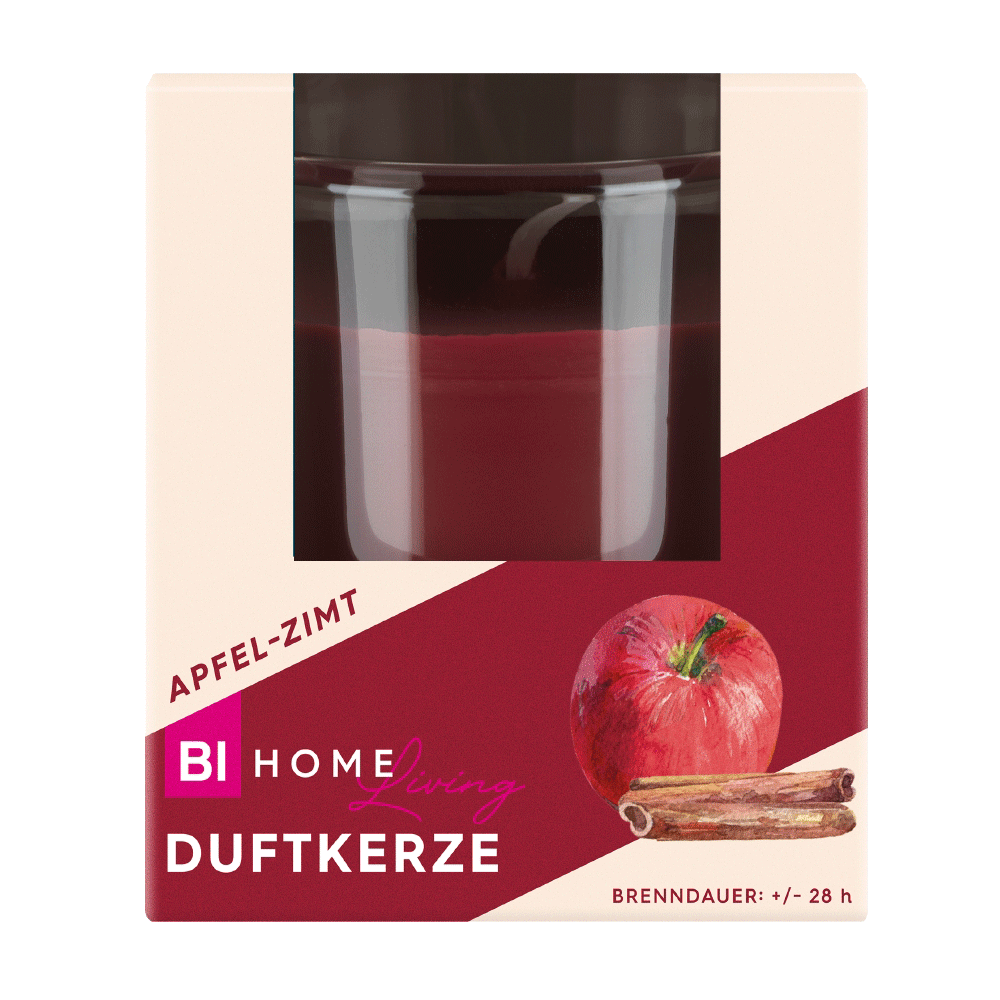 Bild: BI HOME Living Duftkerze Apfel Zimt 