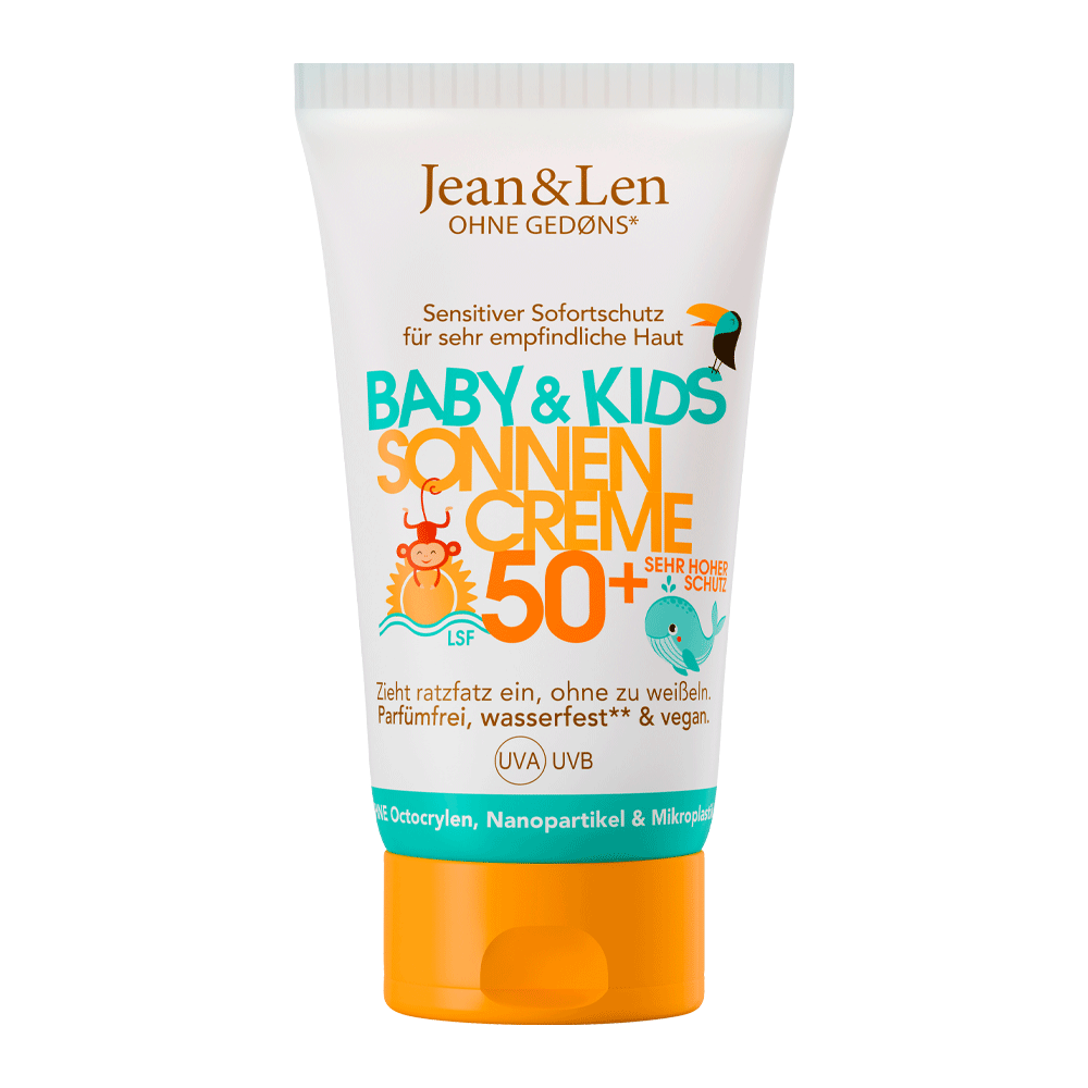 Bild: Jean&Len Baby und Kids Sonnencreme LSF 50+ 