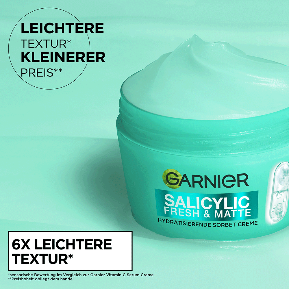 Bild: GARNIER Fresh & Plump Hydratisierende Sorbet Creme 