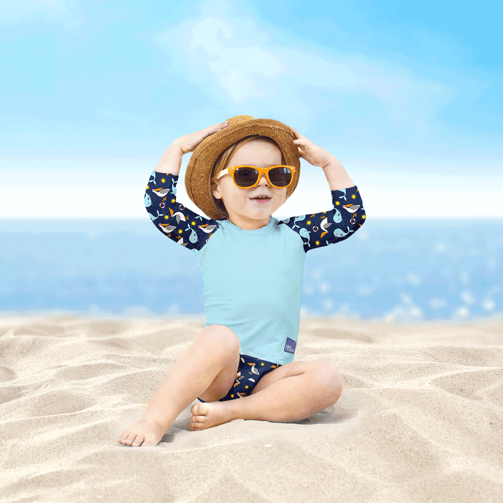 Bild: bambino mio Schwimmshirt Nautisch 1-2 Jahre