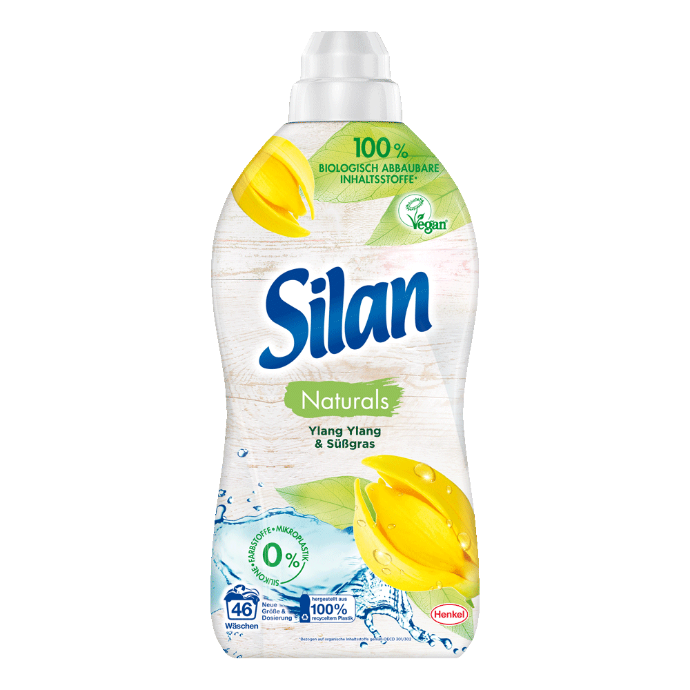 Bild: Silan Weichspüler Naturals Ylang Ylang & Süßgras