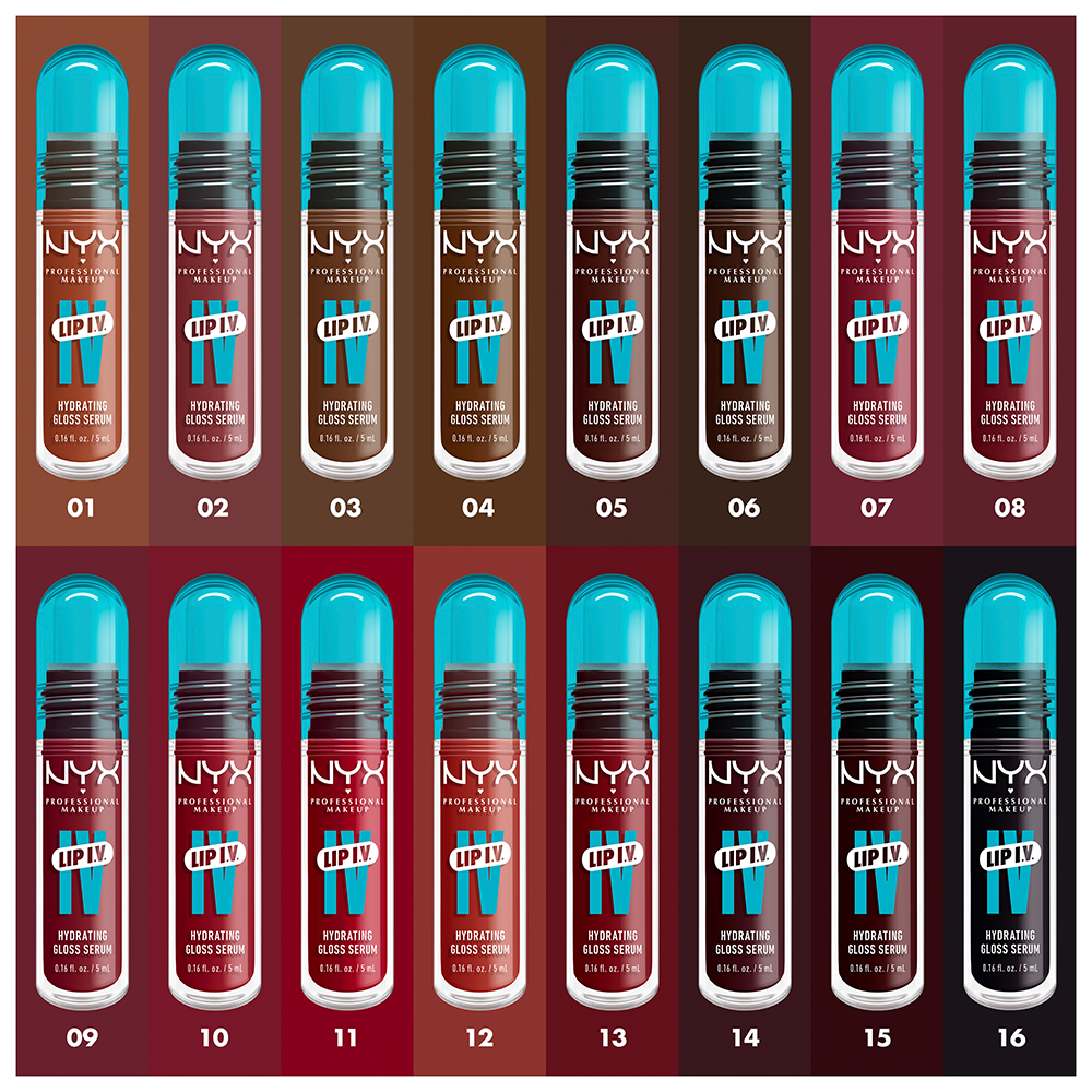 Bild: NYX Professional Make-up Lip IV Gloss Serum feuchtigkeitsspendender Lipgloss Espresso Soak