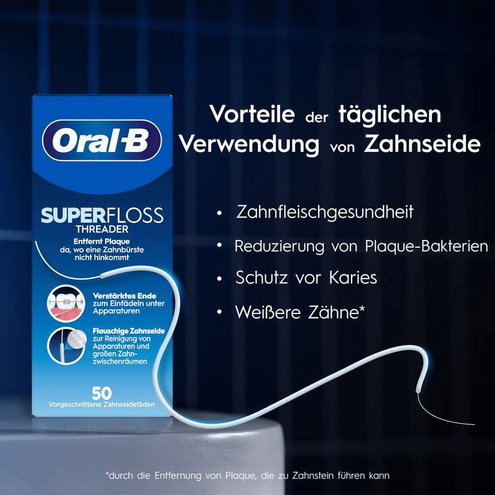 Bild: Oral-B Superfloss Zahnseide