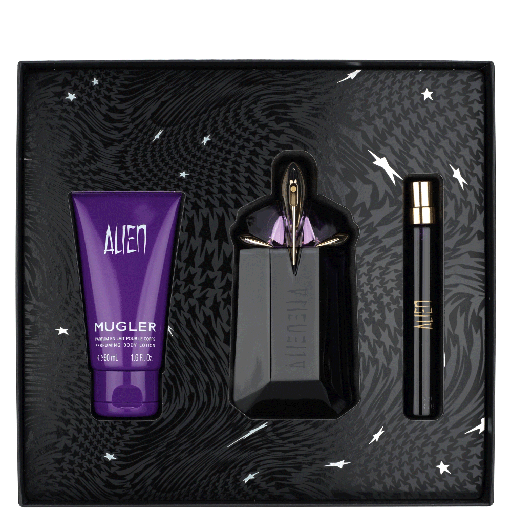 Bild: Thierry Mugler Alien Geschenkset Eau de Parfum 60 ml & 10 ml + Bodylotion 50 ml