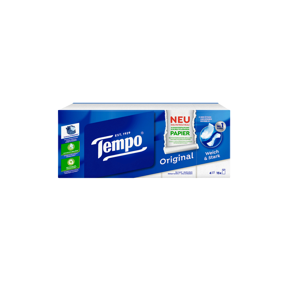 Bild: Tempo Taschentücher Original 