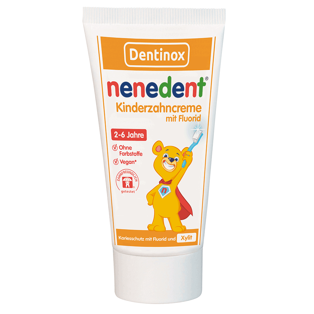 Bild: nenedent Kinderzahncreme mit Fluorid