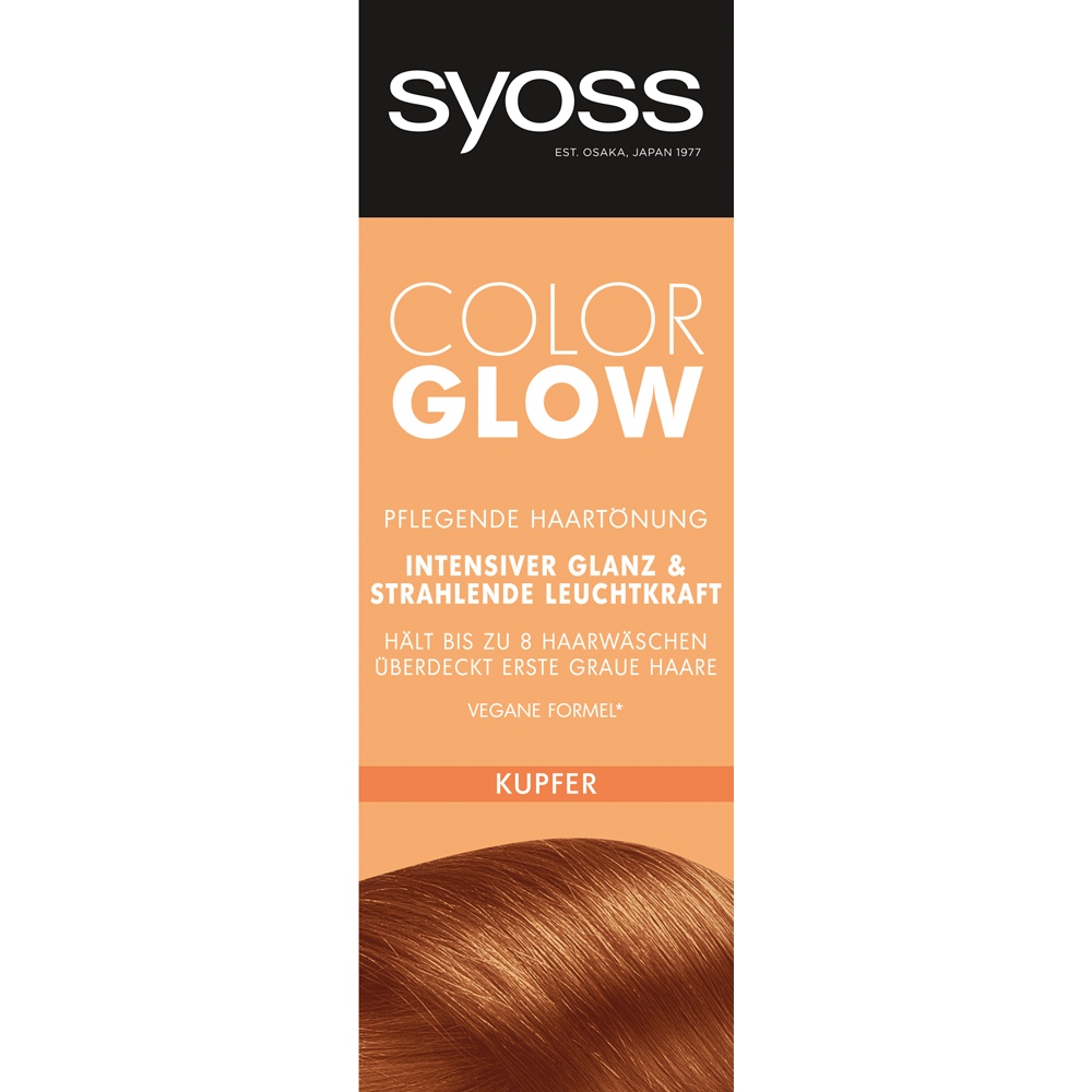 Bild: syoss Color Glow Haartönung Kupfer