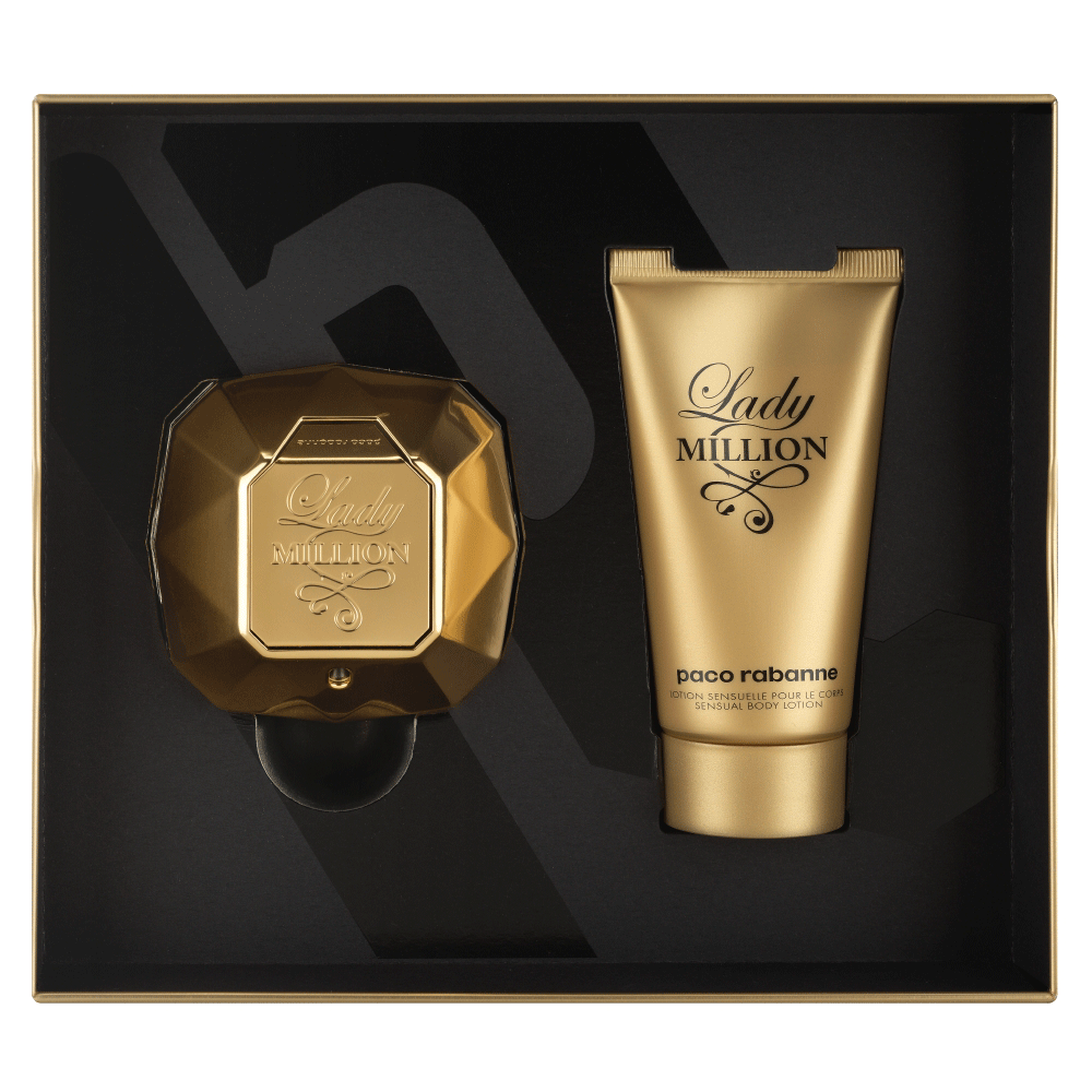 Bild: Paco Rabanne Lady Million Geschenkset Eau de Parfum 50 ml + Bodylotion 75 ml