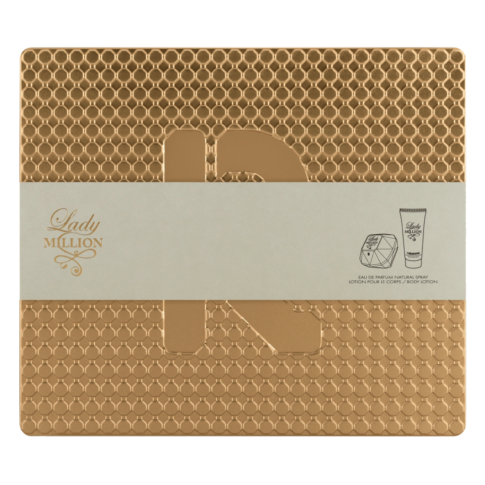 Bild: Paco Rabanne Lady Million Geschenkset Eau de Parfum 50 ml + Bodylotion 75 ml