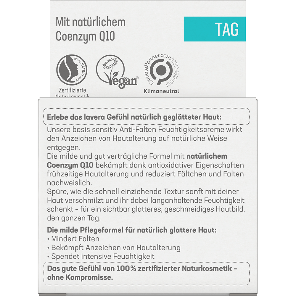Bild: lavera Anti-Falten Feuchtigkeitscreme Q10
