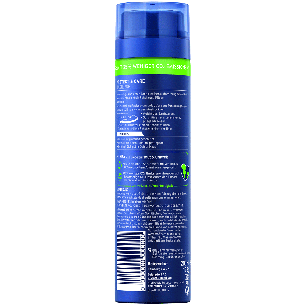 Bild: NIVEA MEN Protect & Care Rasiergel 