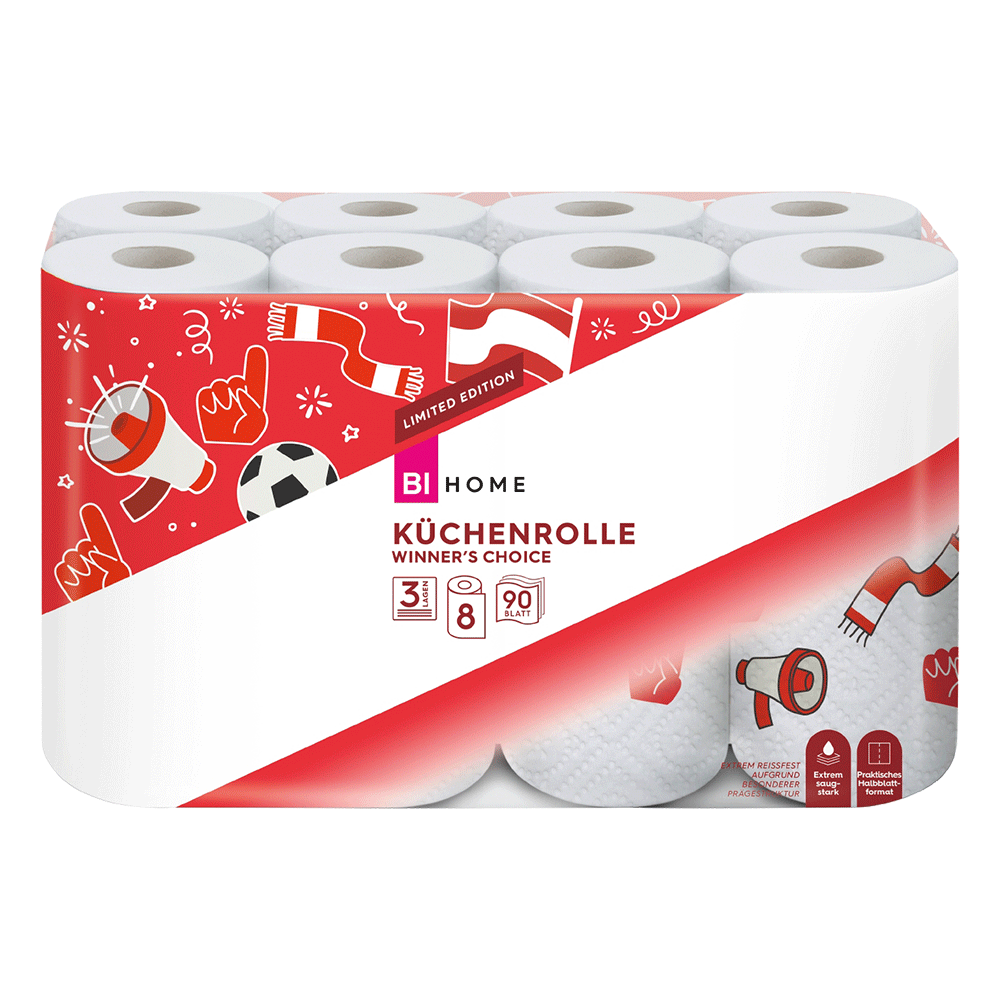 Bild: BI HOME Küchenrolle Winner's Choice Limited Edition