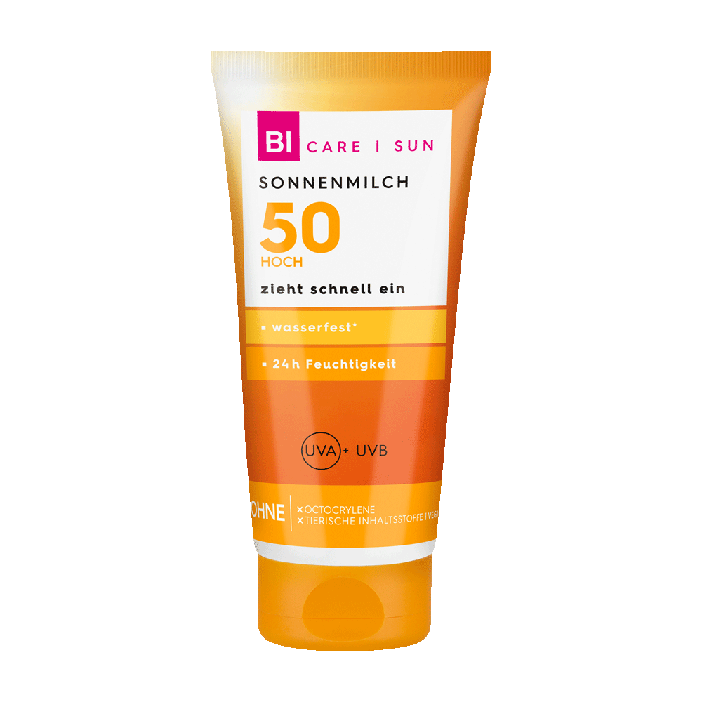 Bild: BI CARE SUN Sonnenmilch LSF 50
