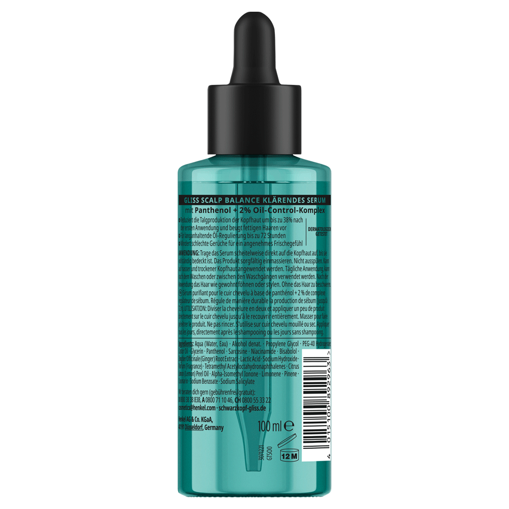 Bild: Schwarzkopf GLISS Serum Scalp Balance Kopfhautpflege