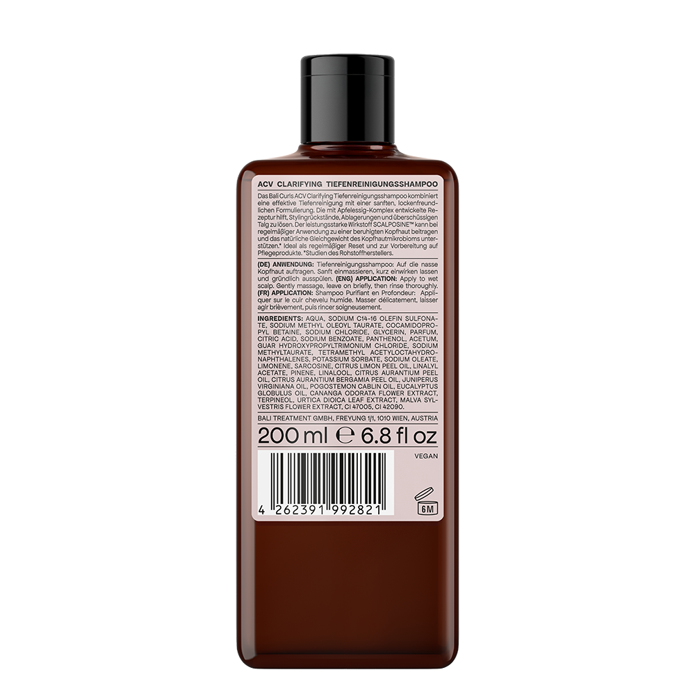 Bild: Bali Curls by Hank Ge Shampoo ACV Clarifying Tiefenreinigung