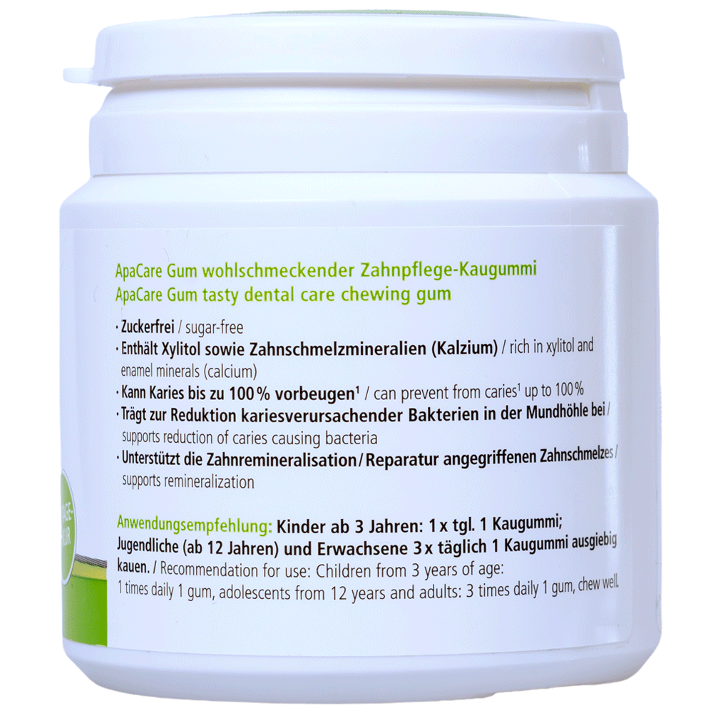 Bild: ApaCare Anti Karies Kaugummi Mint Flavored