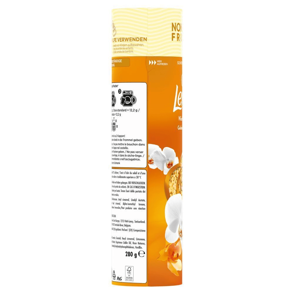 Lenor Wäscheparfüm Goldene Orchidee Seitenansicht