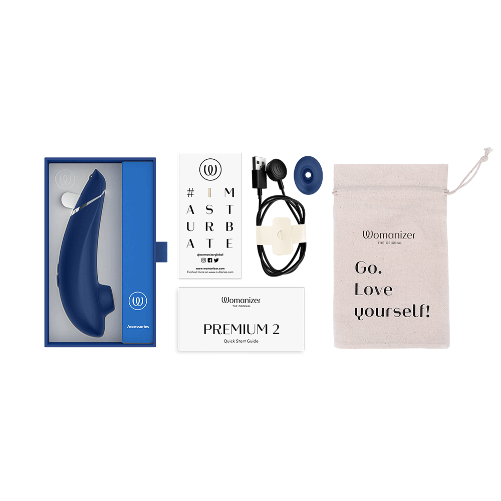 Bild: Womanizer Druckwellenvibrator Premium 2 Blueberry