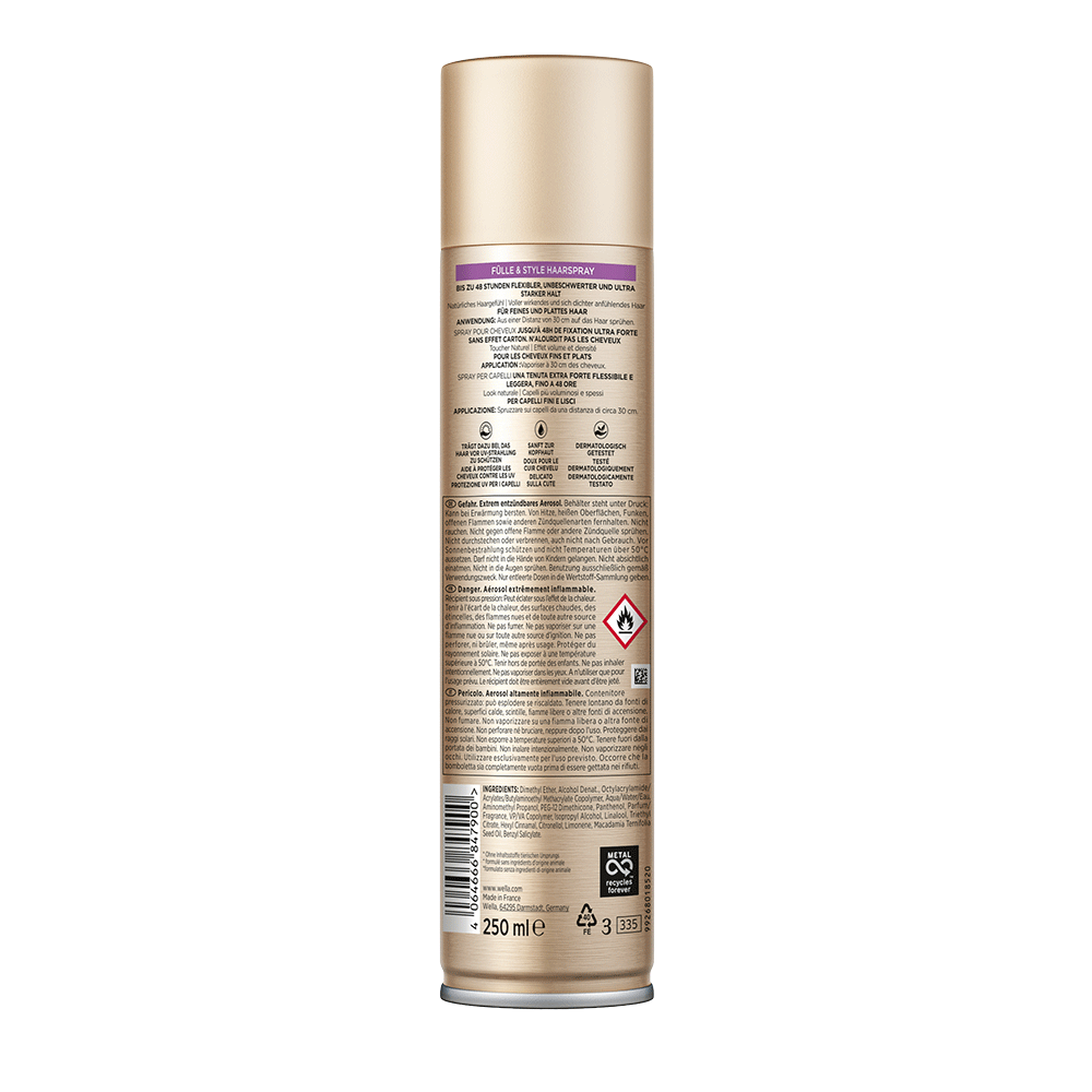 Bild: WELLA wellaflex Haarspray Fülle & Style