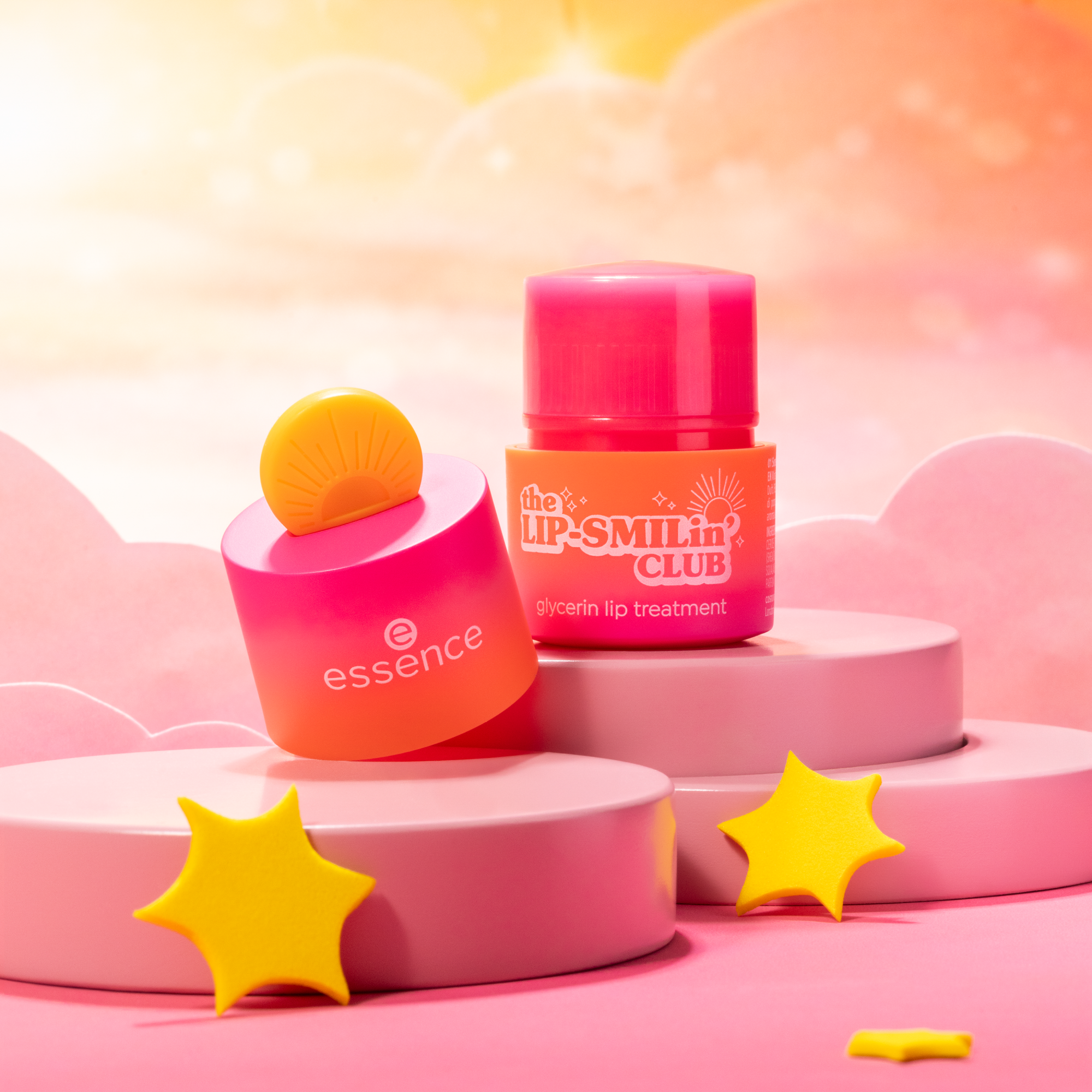 Bild: essence the LIP-SMILIN" CLUB glycerin lip treatment Sunshine Mood: On!