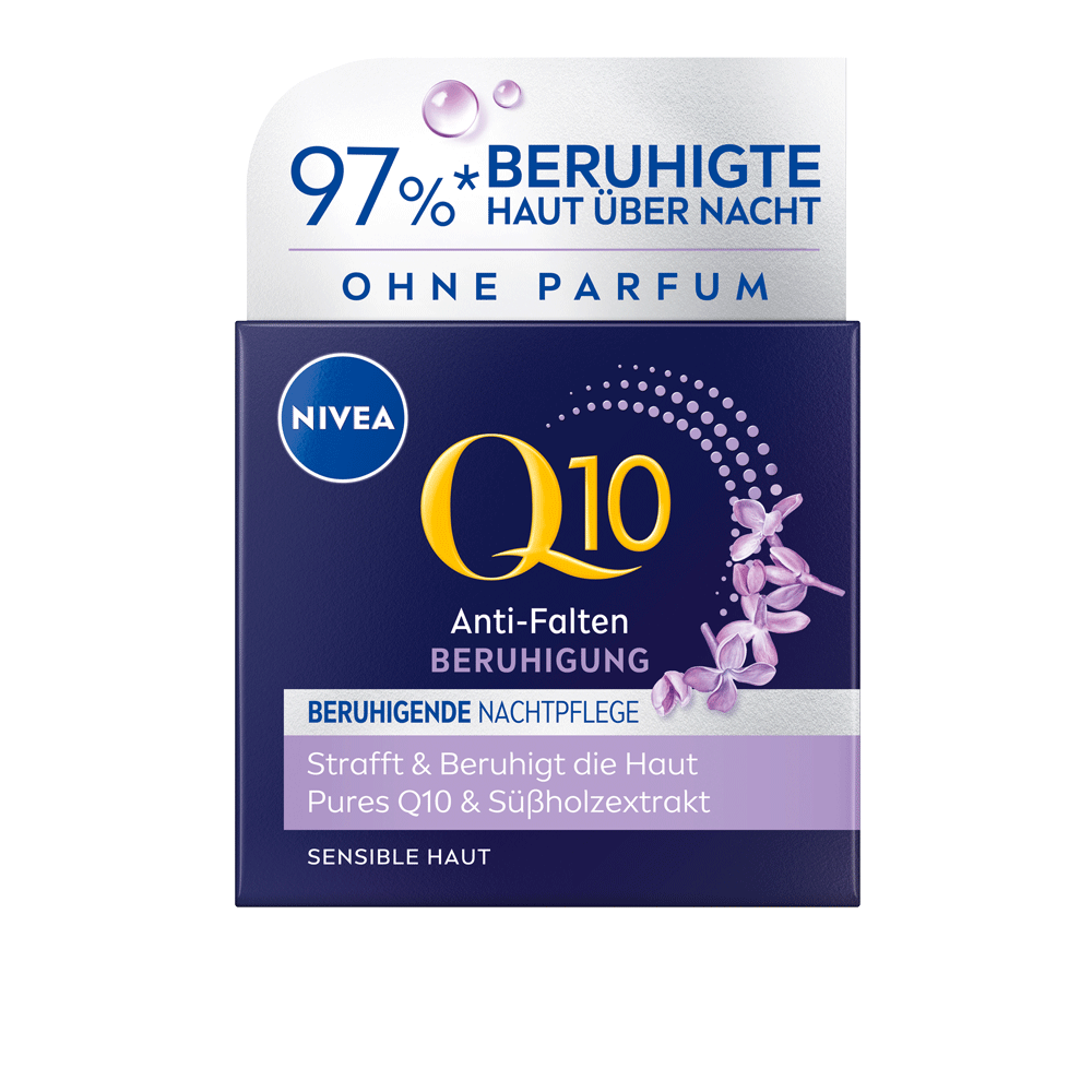 Bild: NIVEA Nachtpflege Q10 Anti-Falten Beruhigung 