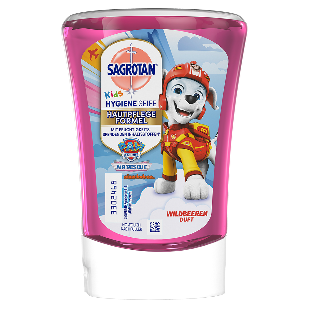 Bild: SAGROTAN Hygiene Seife Kids Nachfüller Wildbeeren Duft 