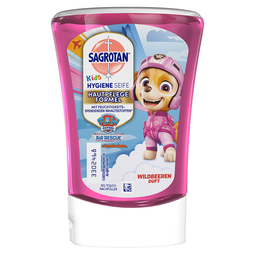 Bild: SAGROTAN Hygiene Seife Kids Nachfüller Wildbeeren Duft 