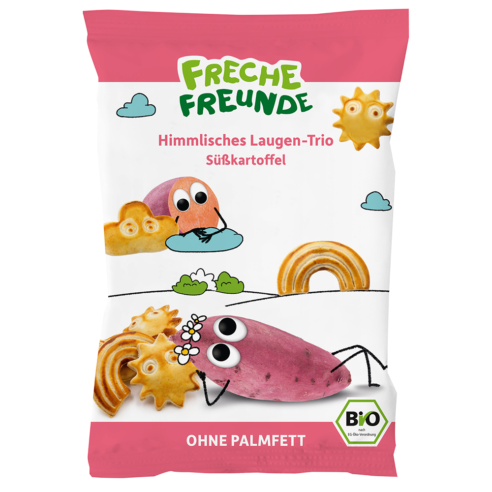 Bild: Freche Freunde Himmlisches Laugen-Trio Süßkartoffel 
