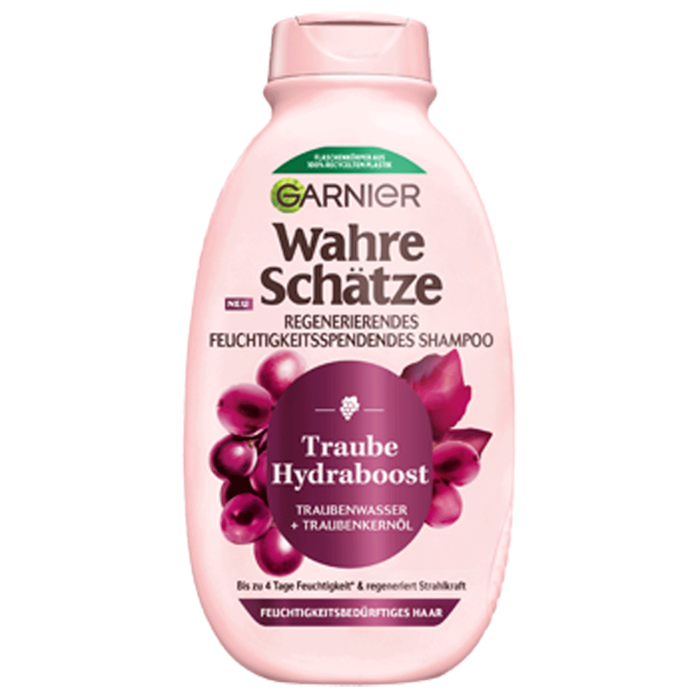 Bild: GARNIER Wahre Schätze Traube Hydraboost Shampoo 