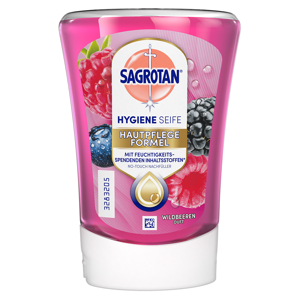 Bild: SAGROTAN Hygiene Seife Nachfüller Wildbeeren Duft 