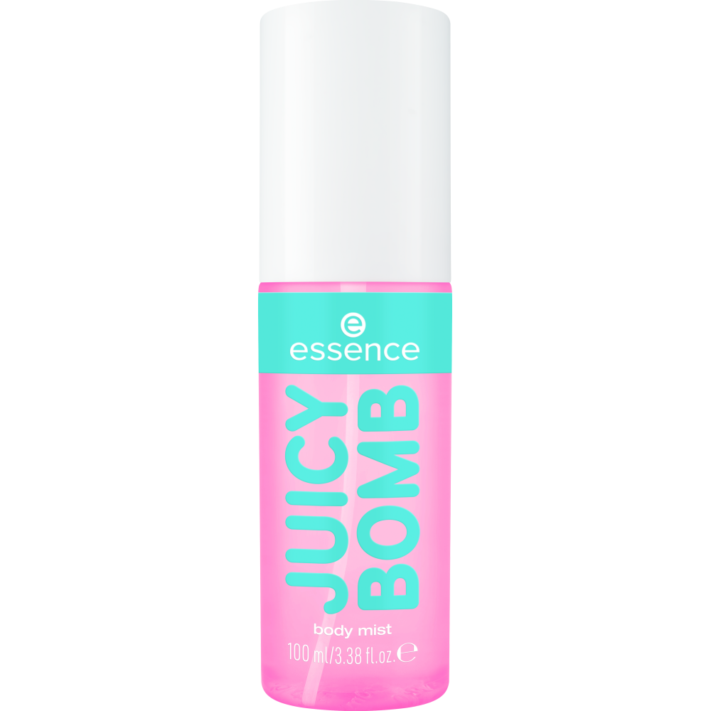 Bild: essence JUICY BOMB tropical drop body mist Lychee Livin' 