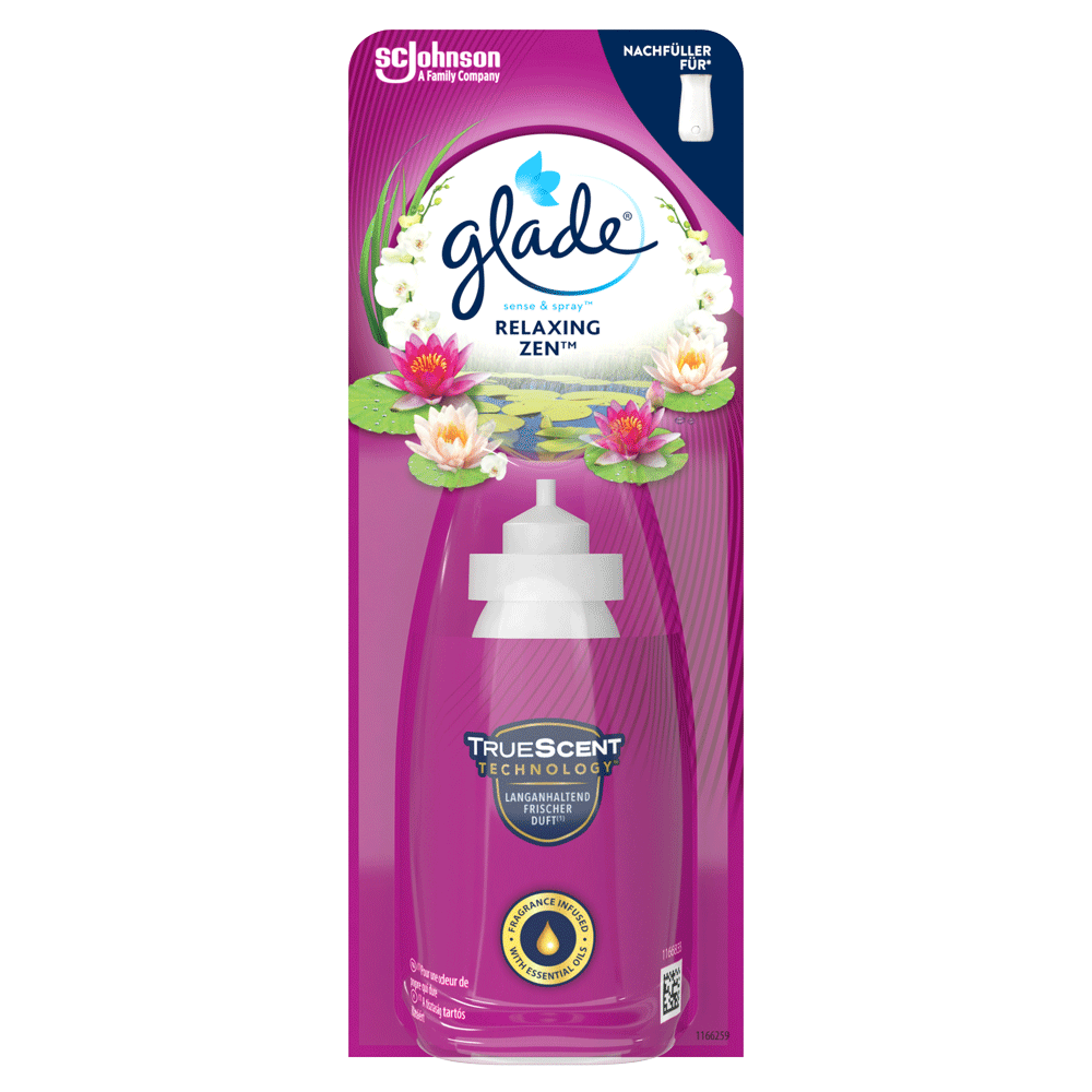 Bild: Glade Sense & Spray Relaxing Zen Nachfüllung 