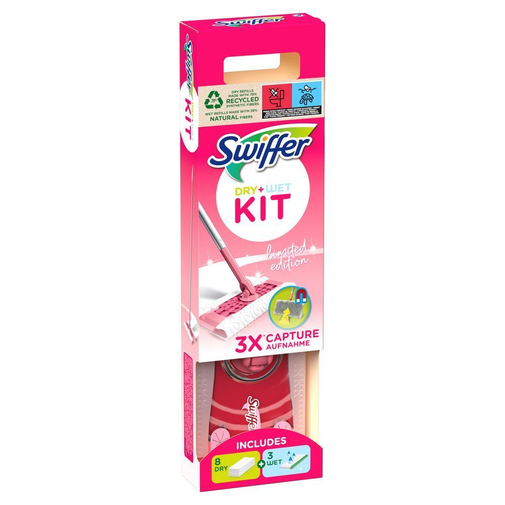 Bild: Swiffer Limited Edition Bodenwischer Starterset Pink 
