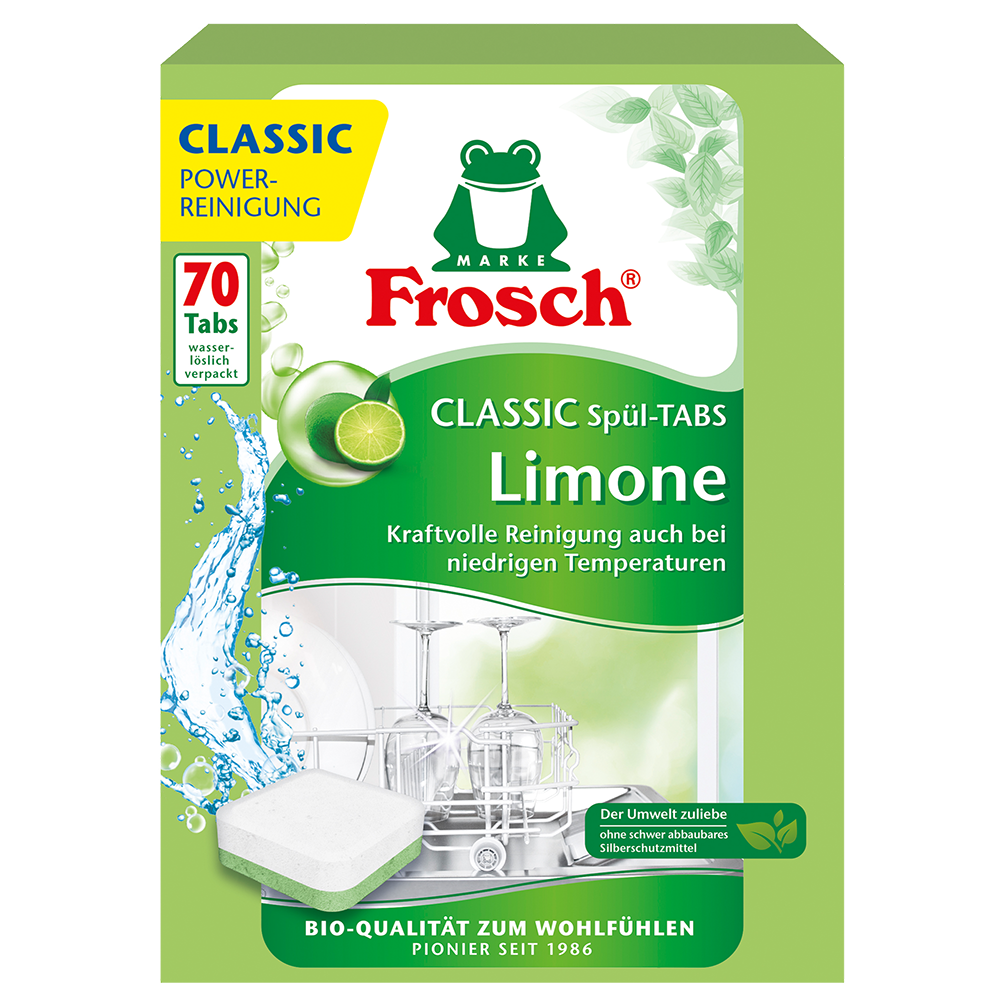 Bild: Frosch Classic Spül Tabs Limone 