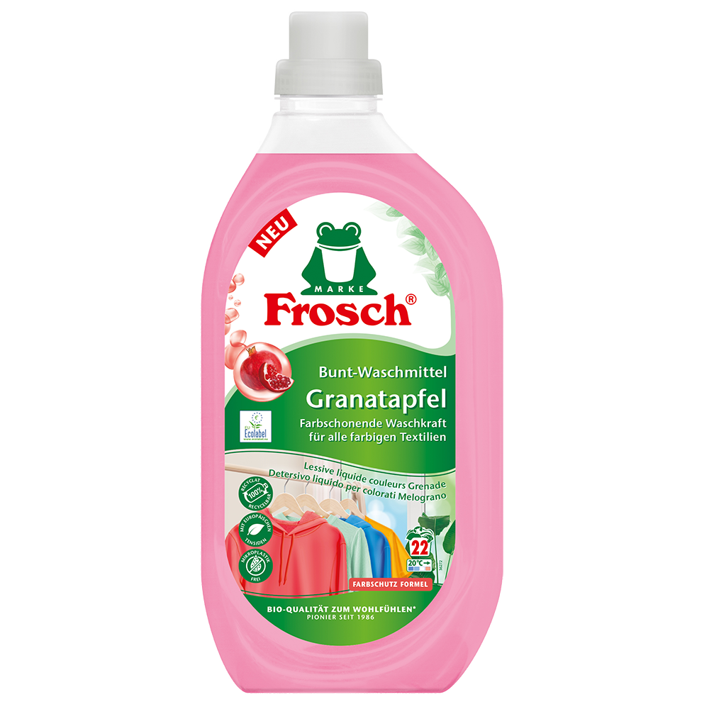 Bild: Frosch Waschmittel Granatapfel 