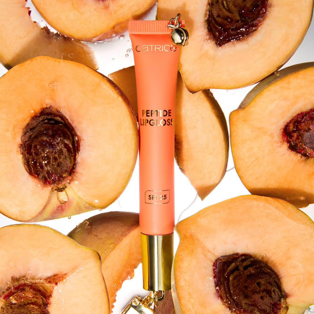 Bild: Catrice The Summer Edit Peptide Lipgloss Peach Iced Tea