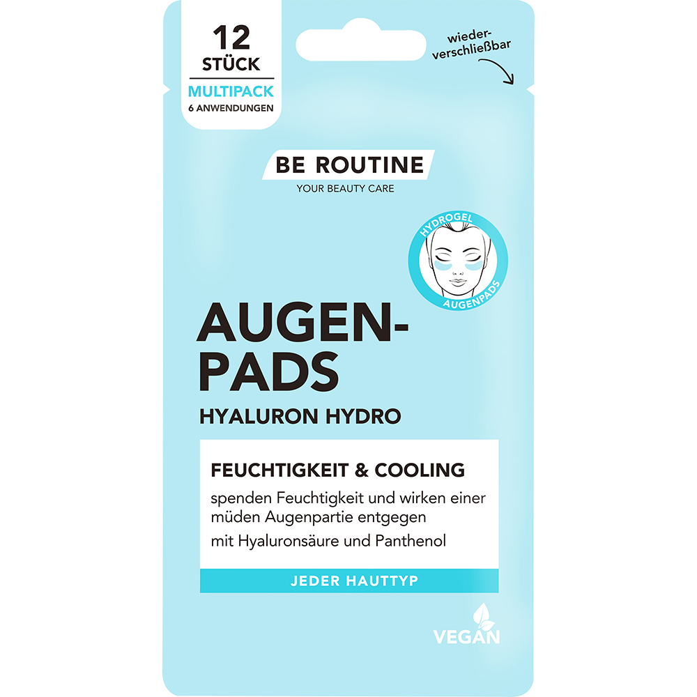 Bild: BE ROUTINE Augen Pads Hyaluron Hydro 