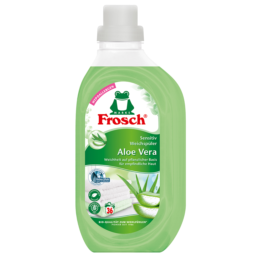 Bild: Frosch Sensitiv Weichspüler Aloe Vera 