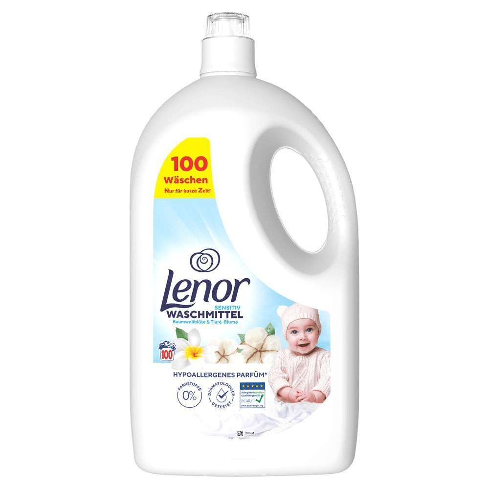 Bild: Lenor Flüssigwaschmittel, Sensitiv 