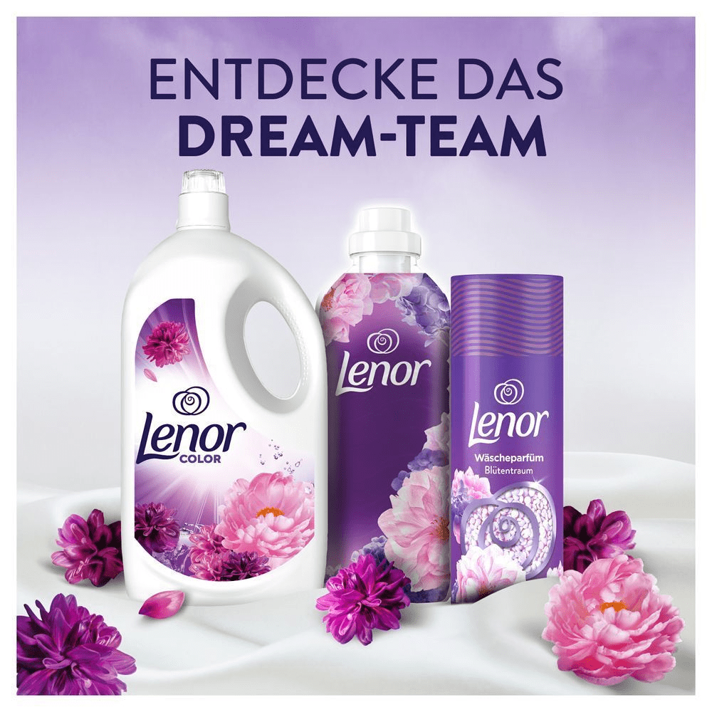 Bild: Lenor Flüssigwaschmittel, Blütentraum 