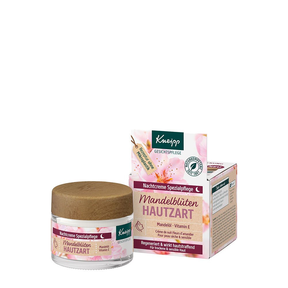 Bild: Kneipp Nachtcreme Spezialpflege Mandelblüten Hautarzt 