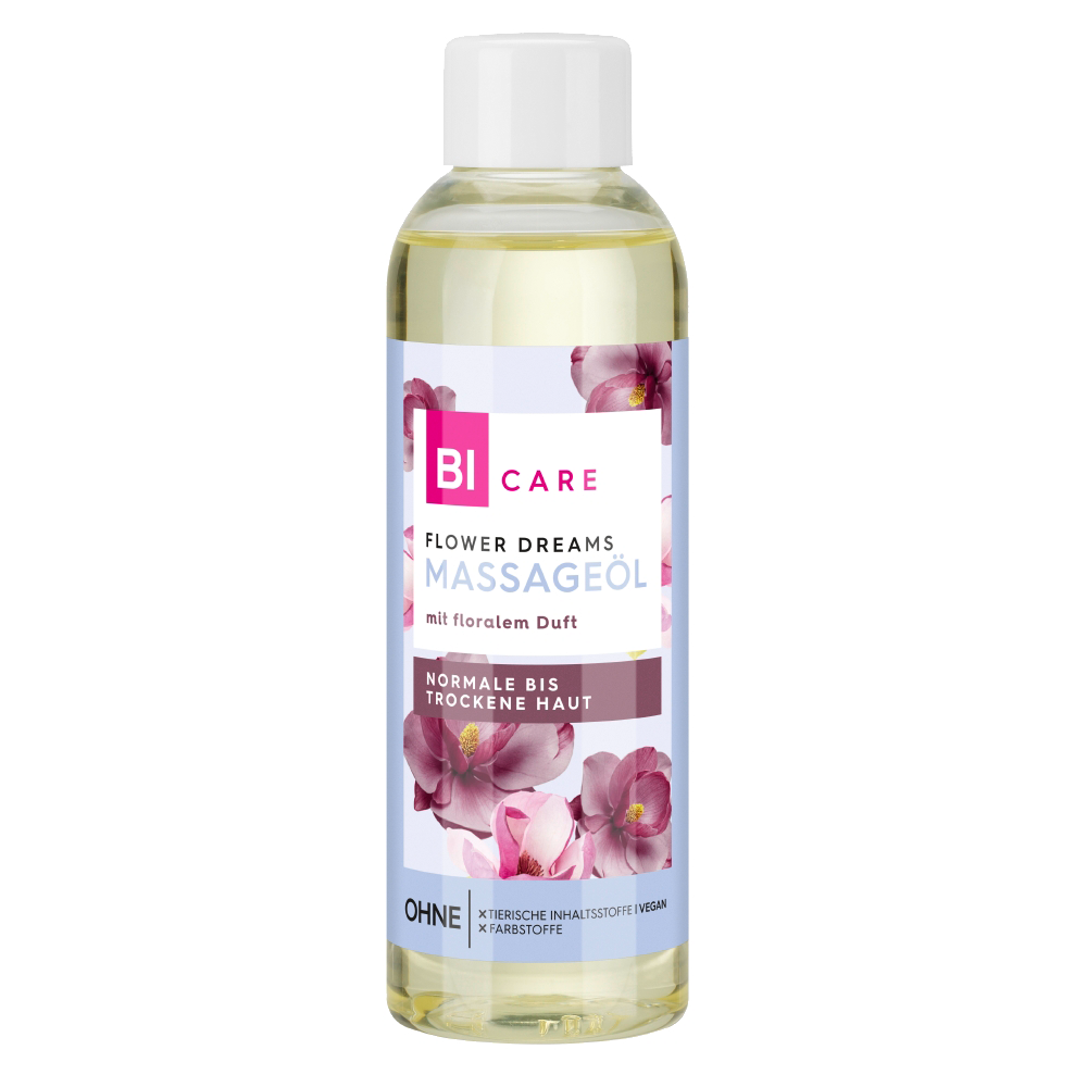 Bild: BI CARE Massageöl Flower Dreams