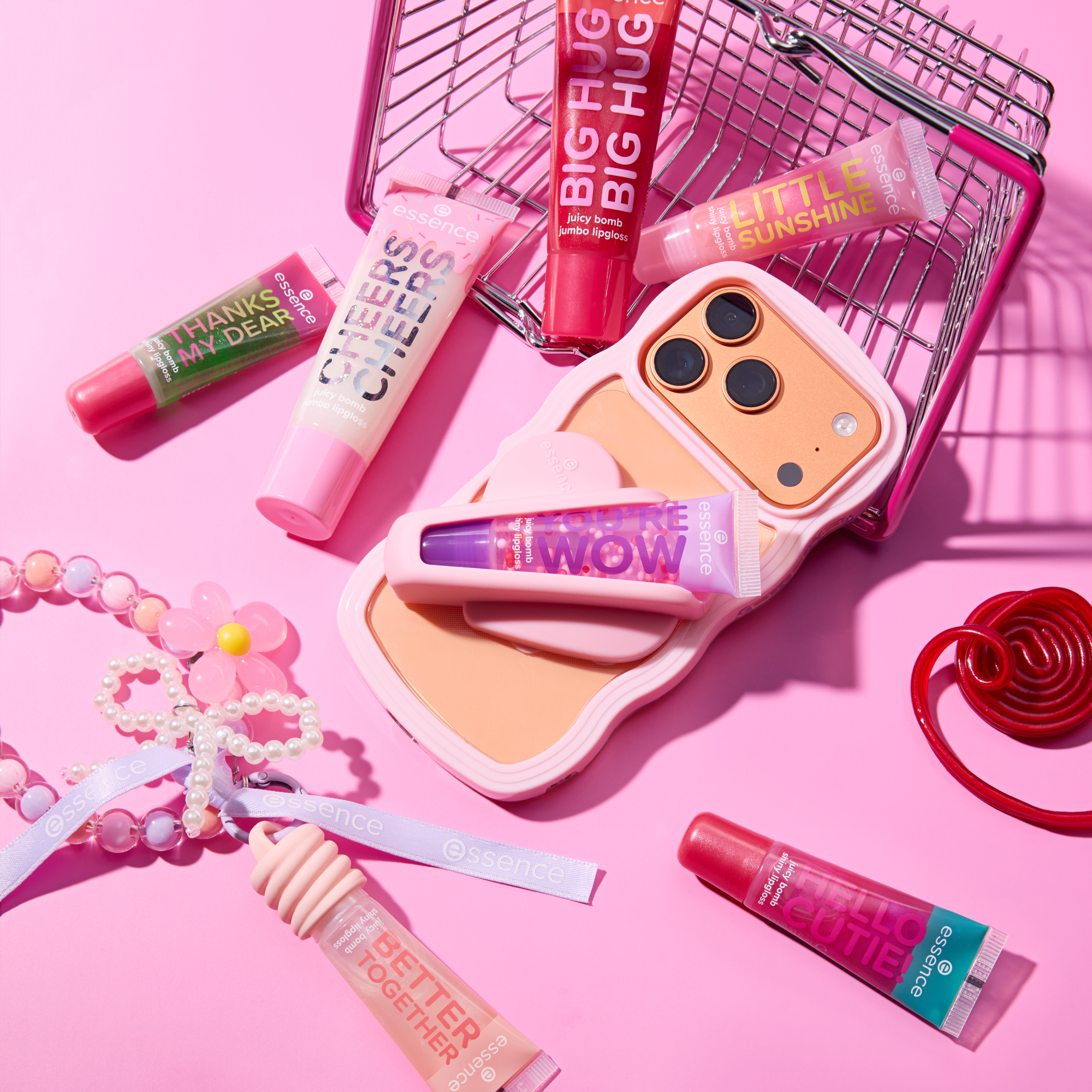 Bild: essence SAY IT WITH JUICY LITTLE SUNSHINE juicy bomb shiny lipgloss Awesome Apple