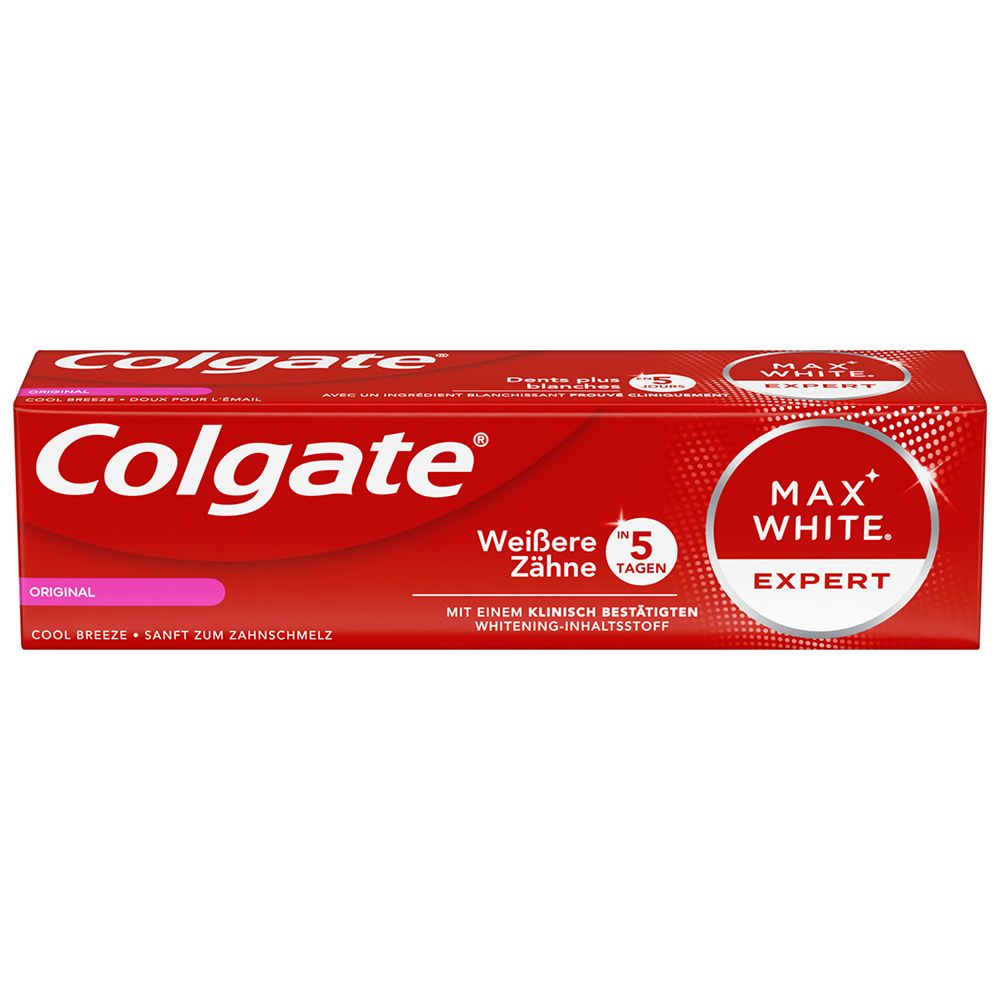 Bild: Colgate Max White Expert White Zahncreme