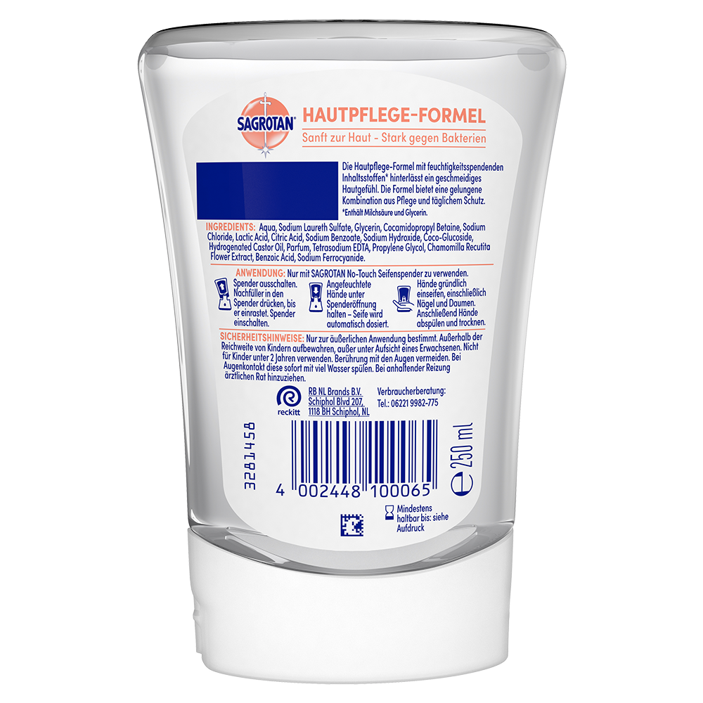 Bild: SAGROTAN Hygiene Seife Nachfüller Kamille Duft 
