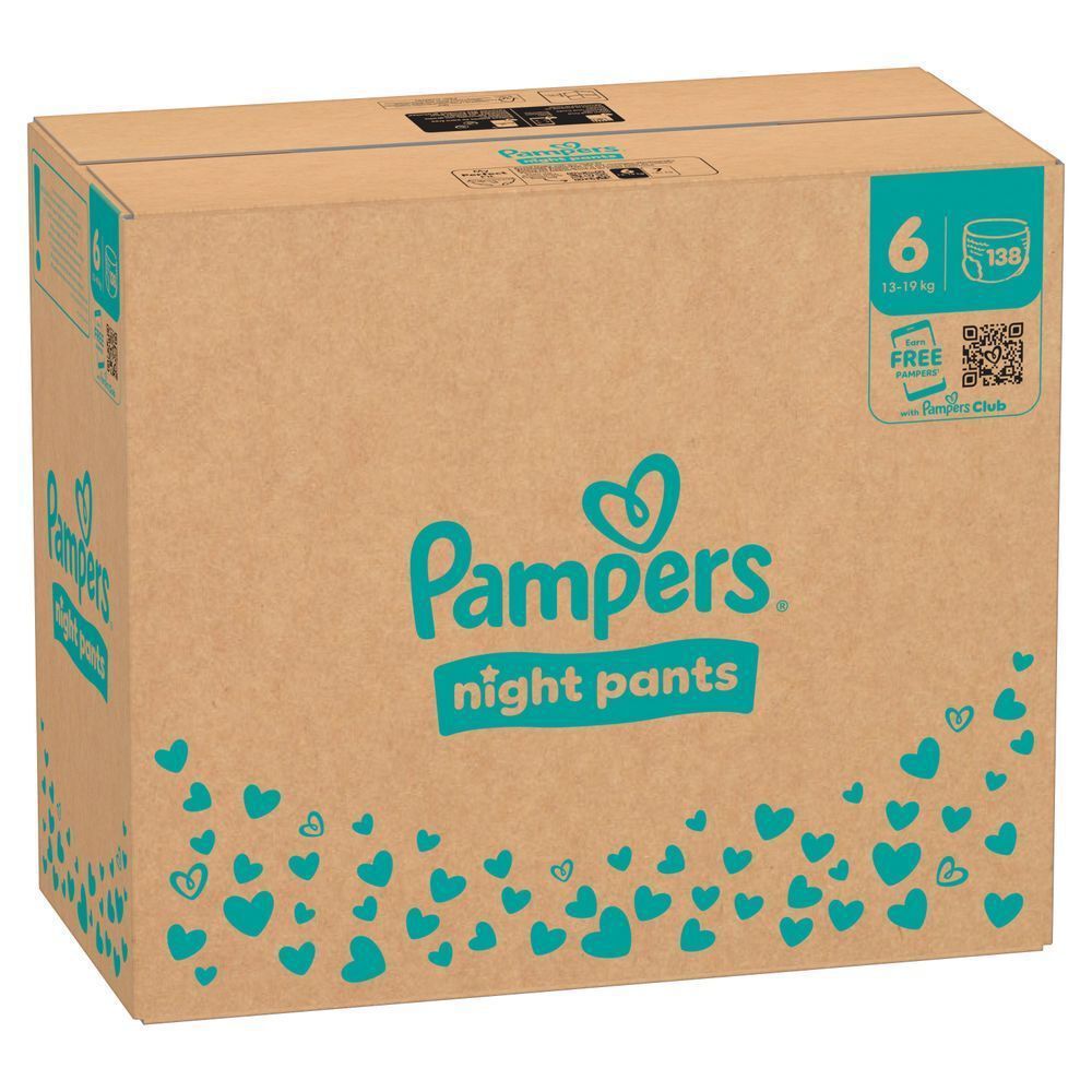 Bild: Pampers Night Pants Größe 6, 15kg+, Monatsbox