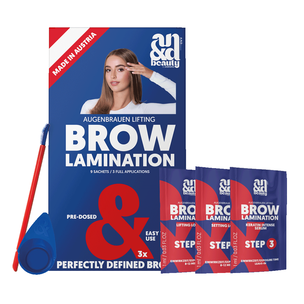 Bild: A.N.D. beauty Augenbrauen Lifting Brow Lamination 